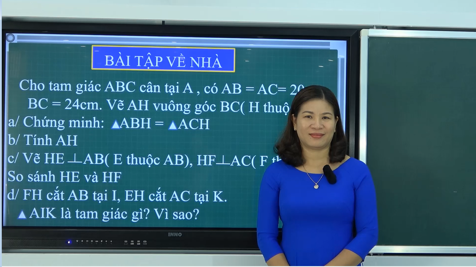 Khối lớp 7 - Ôn tập hình học - Tam giác(Phần 1) - Cô Lê Thị Minh Huệ