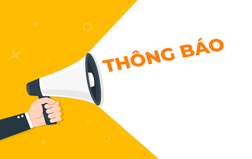 Thông báo của trường